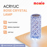 Acrylic Rose Crystal Lamp
