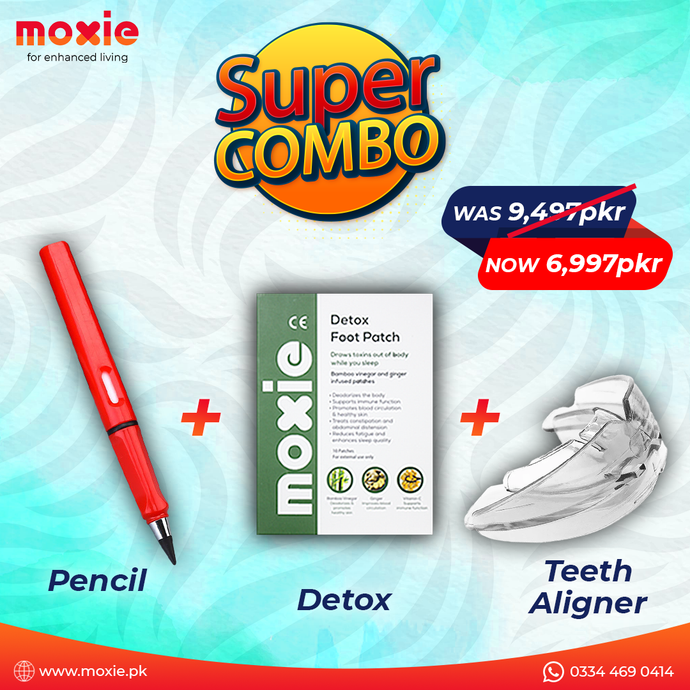 Combo 7 - Unlimited Writing Pencil + Detox Foot Patch + Teeth Aligner