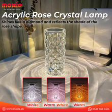 Load image into Gallery viewer, Acrylic Rose Crystal Lamp
