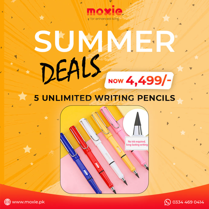 Combo 1 - Pack of 5 Unlimited Writing Pencils